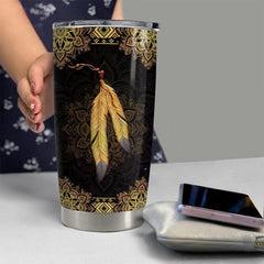 Personalized Native American Style Tumbler For Men Women Style