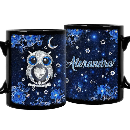 Personalized Night Owl Mug Jewelry Drawing