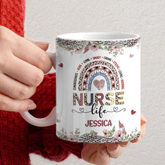 Personalized Nurse Mug Beautiful Day Save Life