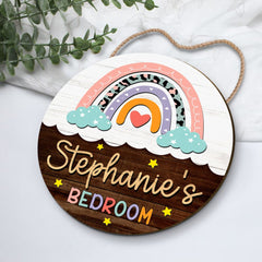 Personalized Nursery Door Sign For Kids Bedroom