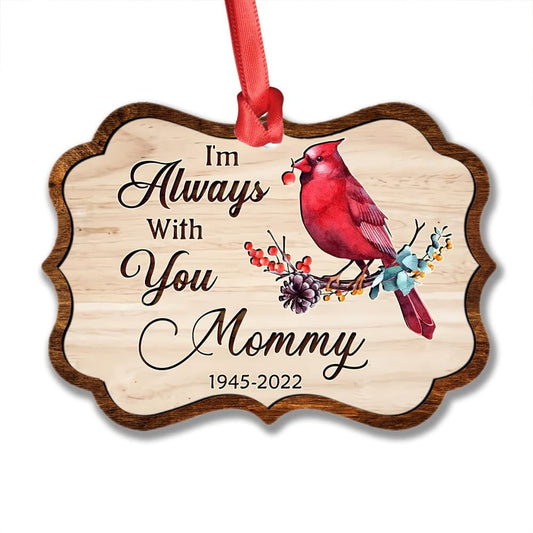 Personalized Ornament Memorial Mom Christmas In Heaven