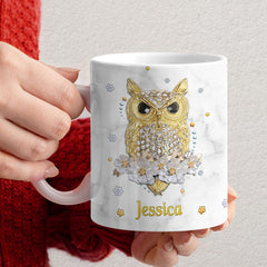 Personalized Owl Mug Just A Girl Who Loves Owls