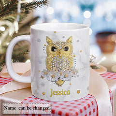 Personalized Owl Mug Just A Girl Who Loves Owls