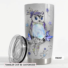 Personalized Owl Tumbler Jewelry Style With Custom Name