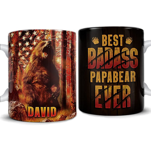 Personalized Papa Bear Mug Best Papa Bear Ever