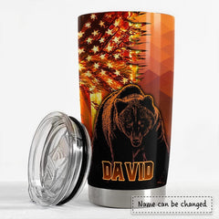 Personalized Papa Bear Tumbler Best Papabear Ever Father Best Gift
