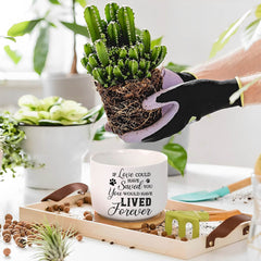 Personalized Pet Plant Pot Love Saved You Forever