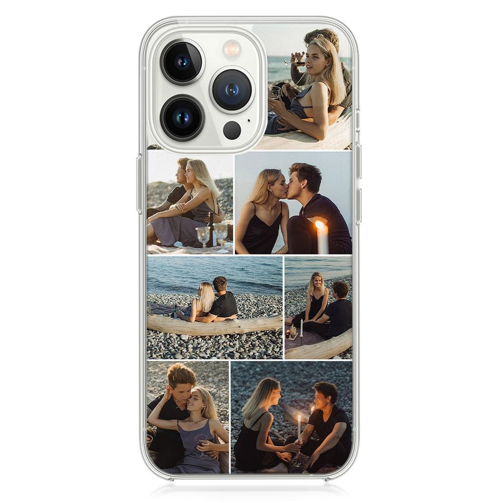 Personalized Phone Case 7 Photos Collage For Couple