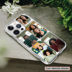 Personalized Phone Case Collage 5 Photos Besties
