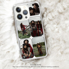Personalized Phone Case Collage 5 Photos of Couple