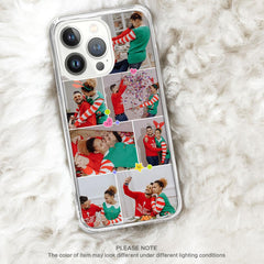 Personalized Phone Case Collage 6 Photos For Couple