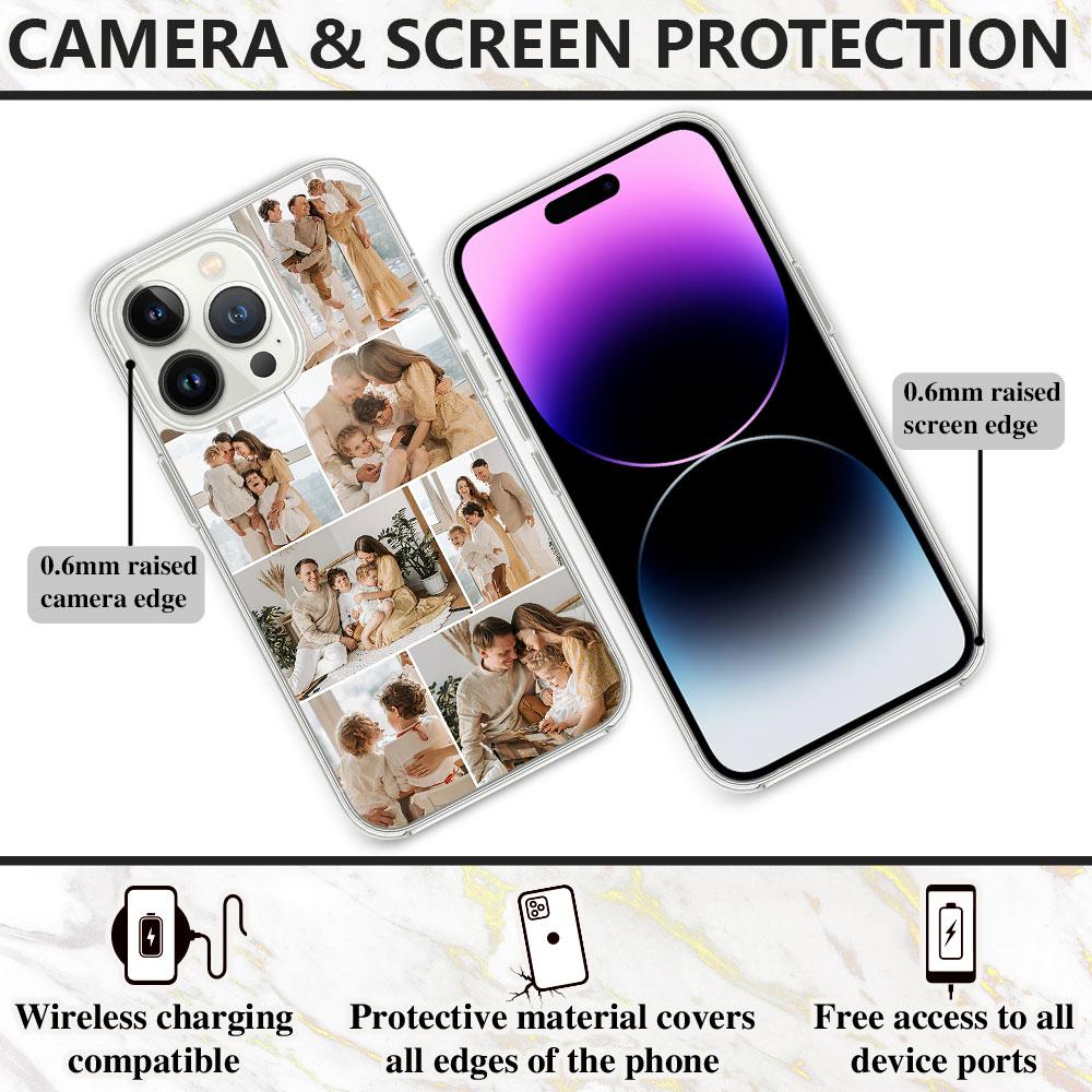 Personalized Phone Case Collage 7 Photos For Dad