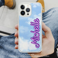 Personalized Phone Case Colorful Name Y2K Vintage Style