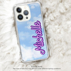 Personalized Phone Case Colorful Name Y2K Vintage Style
