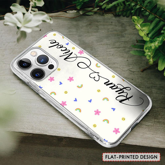 Personalized Phone Case Couple Names Handwriting Style