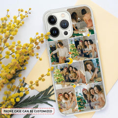 Personalized Phone Case Cover Collage 6 Photos For Besties