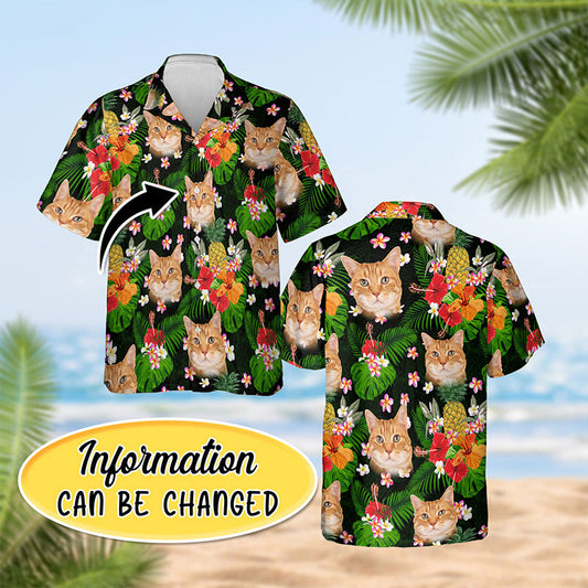 Personalized Photo Hawaiian Shirt Custom Pet