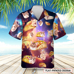 Personalized Photo Hawaiian Shirt Custom Pet Face With Tacos