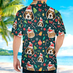 Personalized Photo Hawaiian Shirt Custom Pet Faces Cute Gift