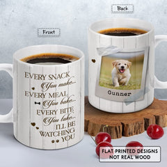 Personalized Photo Of Dog Mug Every Snack You Make