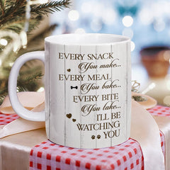 Personalized Photo Of Dog Mug Every Snack You Make