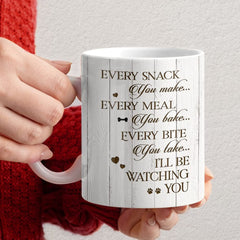 Personalized Photo Of Dog Mug Every Snack You Make