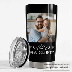 Personalized Photo Tumbler For Dad Gift On Father Day Family Gift