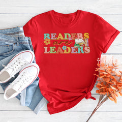 Personalized Reading T-Shirt Readers Are Leaders