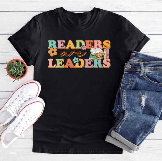 Personalized Reading T-Shirt Readers Are Leaders