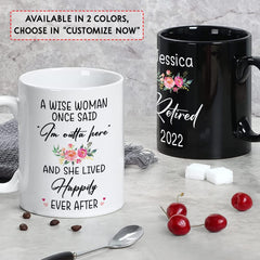 Personalized Retirement Mug Happily Ever After