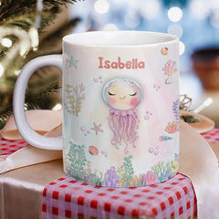 Personalized Searhorse Mug Customize With Child's Name