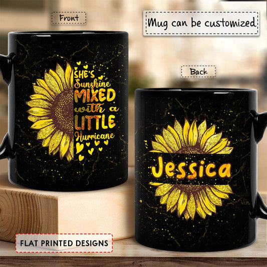Personalized Sunflower Mug Motivation Gift