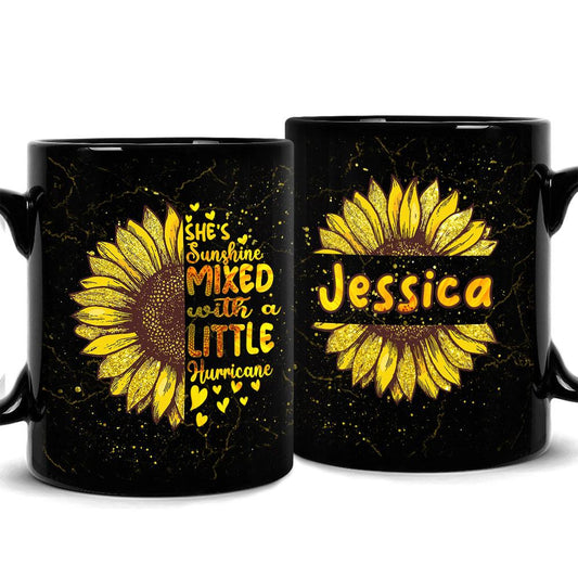 Personalized Sunflower Mug Motivation Gift