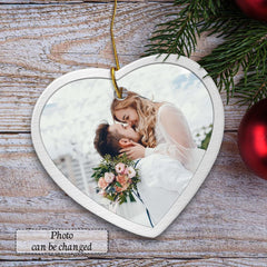 Personalized Swan Jewelry Style Ornament First Married Couple