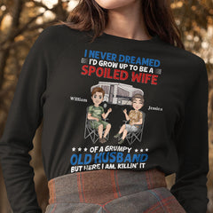 Personalized Sweatshirt For Camping Couple