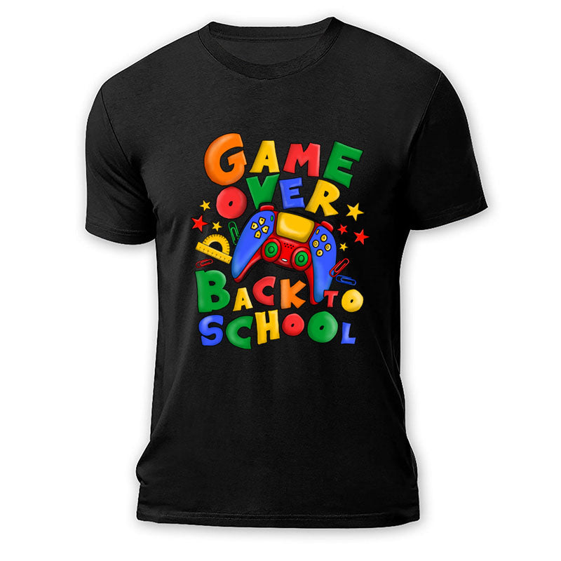 Personalized T-Shirt Game Over Back To School