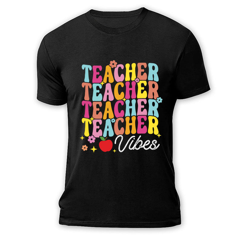 Personalized T Shirt Retro Teacher Design