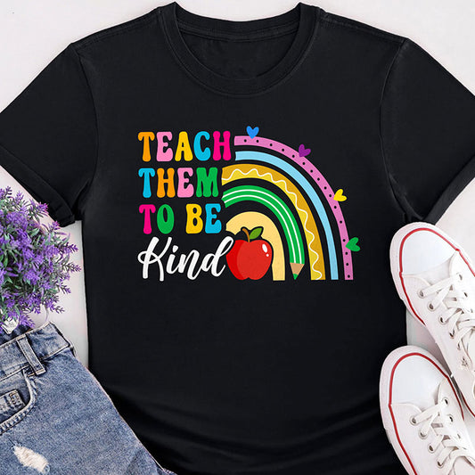 Personalized T Shirt Teach Them To Be Kind