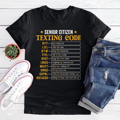 Personalized T-Shirt With Texting Code
