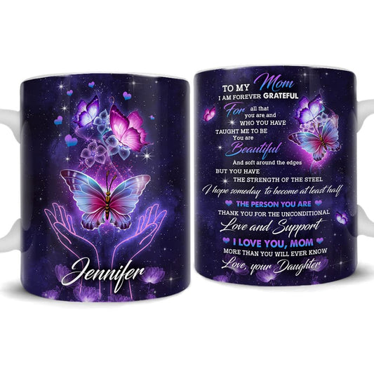 Personalized To Mom Mug Grateful From Daughter For Mother