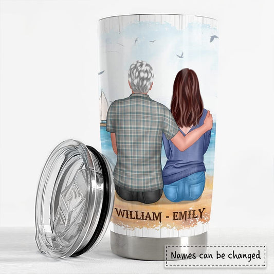 Personalized To My Dad Tumbler Father And Daughter For Man Daddy Papa