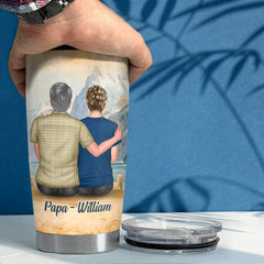 Personalized To My Dad Tumbler Father And Son Best Gift For Man Dad