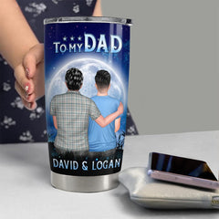 Personalized To My Dad Tumbler Father And Son Custom Gift For Man