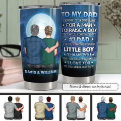 Personalized To My Dad Tumbler From Son Gift For Man Papa Daddy