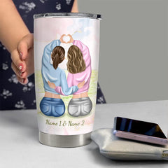 Personalized Tumbler For Best Friend Funny Gifts Soulmate Friendship