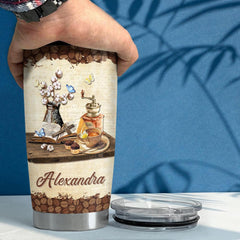 Personalized Tumbler For Coffee Lover With Customize Name