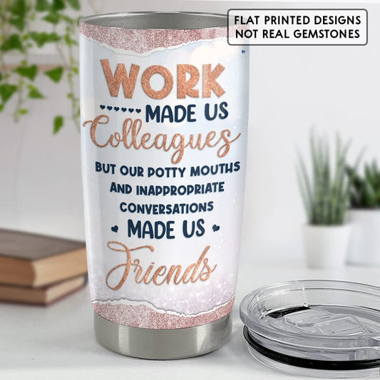 Personalized Tumbler For Colleagues Best Friend Sister Friendship