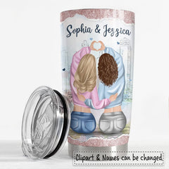 Personalized Tumbler For Colleagues Best Friend Sister Friendship