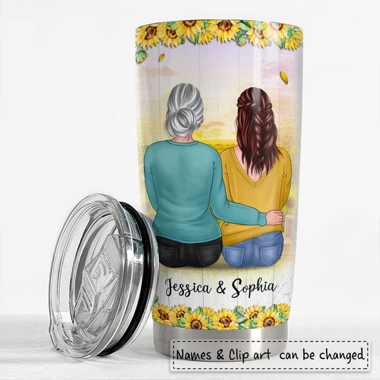 Personalized Tumbler For Daughter Mother And Daughter Best Gift