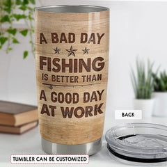 Personalized Tumbler For Fishing Love Customize With Name